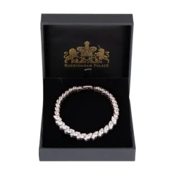 Royal Collection Shop Buckingham Palace Slim Oval Crystal Bracelet* Bracelets