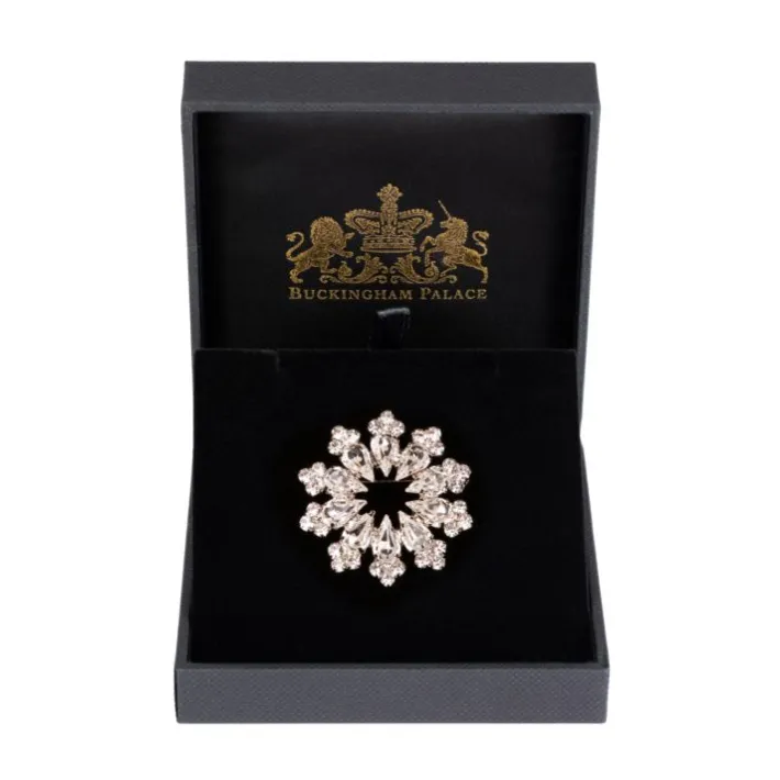 Royal Collection Shop Crystal Decagon Brooch* Brooches