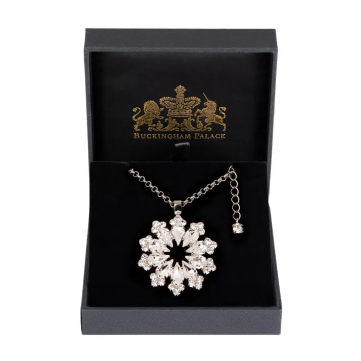 Royal Collection Shop Crystal Decagon Pendant* Necklaces