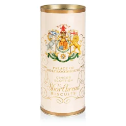 Royal Collection Shop Palace Of Holyroodhouse Ginger Shortbread Tube* Biscuits