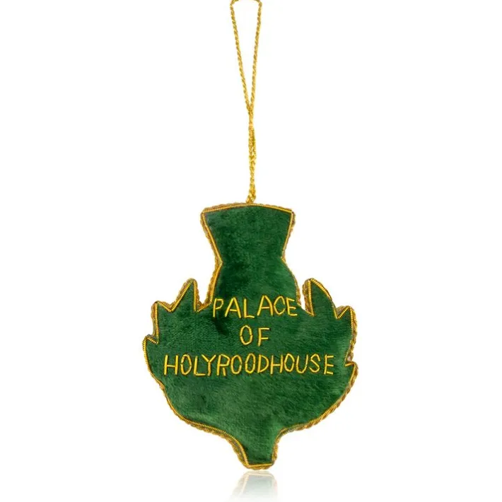 Royal Collection Shop Palace Of Holyroodhouse Thistle Decoration* Decorations