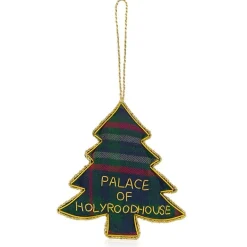 Royal Collection Shop Palace Of Holyroodhouse Tartan Christmas Tree Decoration* Decorations