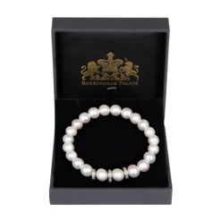 Royal Collection Shop Pearl And Crystal Disc Bracelet* Bracelets