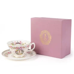 Royal Collection Shop Queen Elizabeth Ii Commemorative Teacup And Saucer* Cups & Saucers