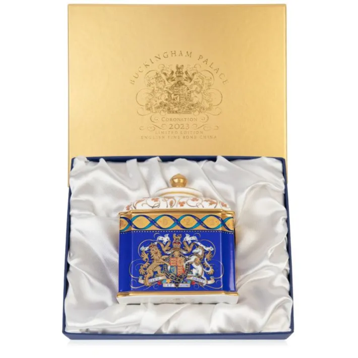 Royal Collection Shop The Coronation Limited Edition Tea Caddy* The Coronation Of King Charles Iii