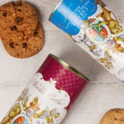 Royal Collection Shop Windsor Castle White Chocolate And Raspberry Biscuit Tube* Biscuits